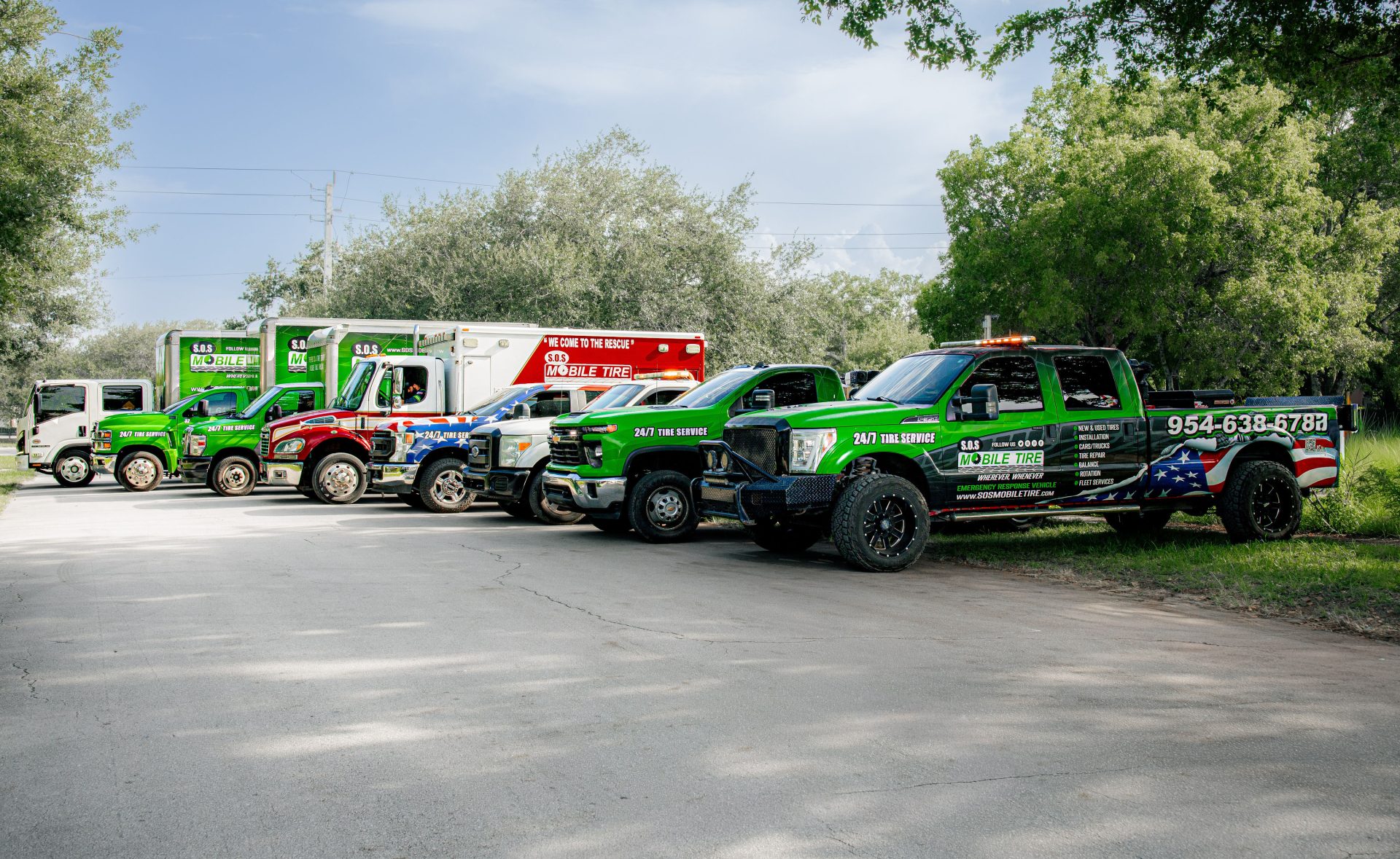 Roadside Tire Service for all your tire needs. Full mobile tire service